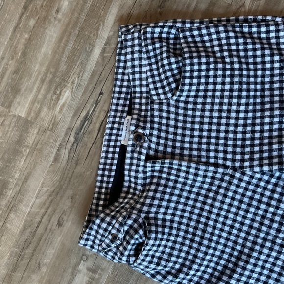 Anthropologie the essential crop flare gingham pants - Picture 4 of 6